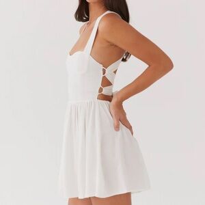 Peppermayo Exclusive - Penelope Linen Mini Dress - XS